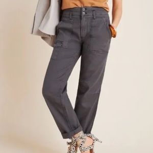 Anthropologie The Wanderer High -Rise Cargo Cropped Pants
